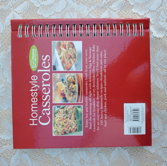 Homestyle Casseroles recipe book Brand Names Spiral bound great condition - Picture 9 of 17